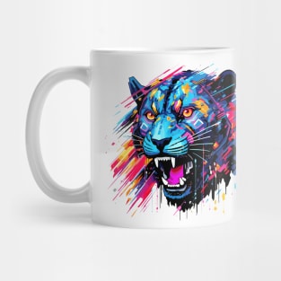 Panther Animal Freedom World Wildlife Wonder Abstract Mug